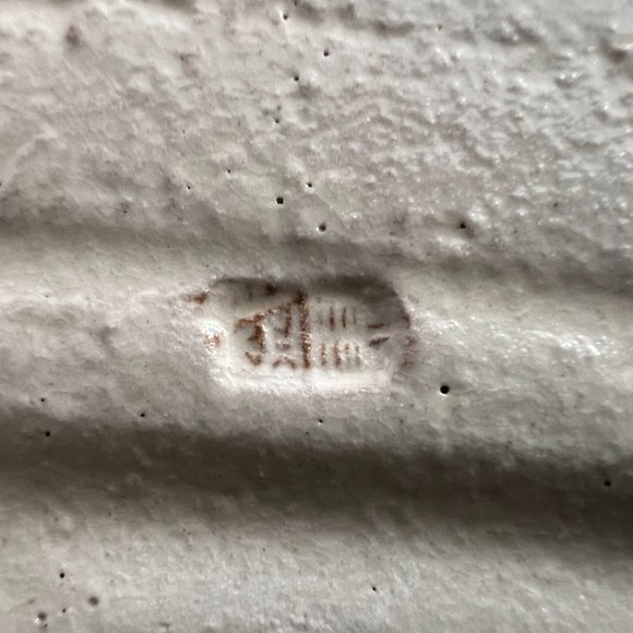 Japanese Hand Made Ceramic Decorative Plate with Metal Stand! - Picture 6 of 6